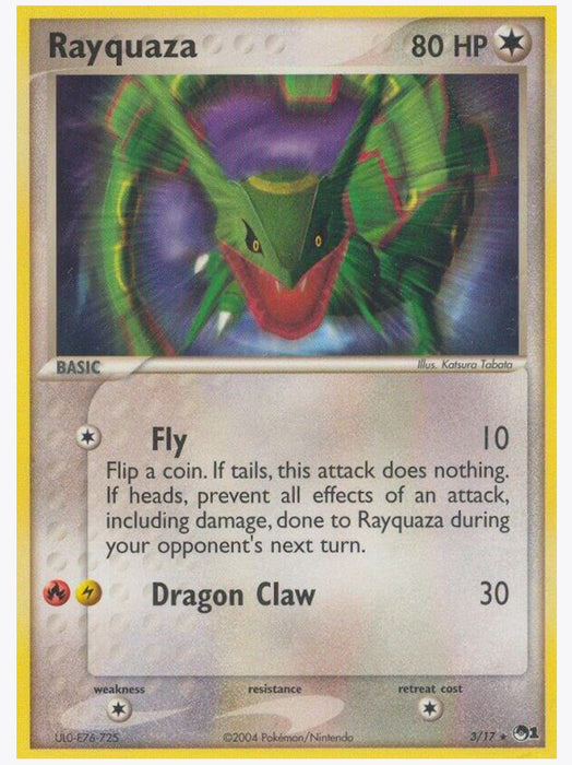 Rayquaza 3/17 - POP Series 1 (POP) - Lightly Played