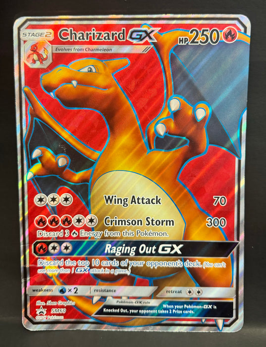 Charizard GX - SM60 (SM Black Star Promos) - Jumbo Cards (PR) - Moderately Played