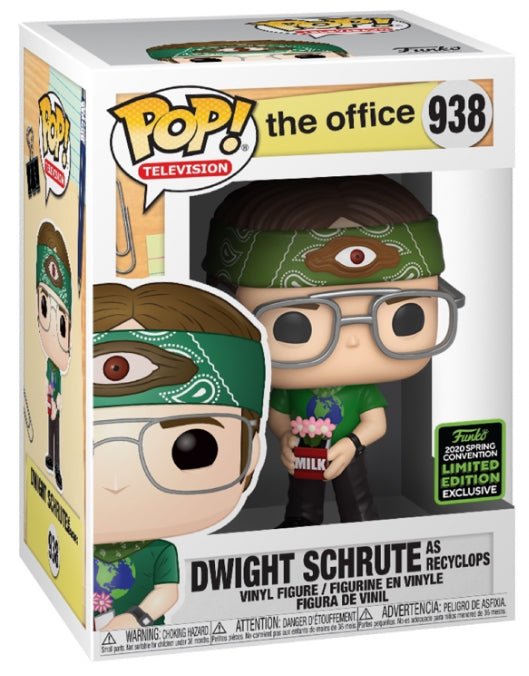 The Office: Dwight Schrute As Recyclops #938 (2020 Spring Convention Exclusive) - With Box - Funko Pop