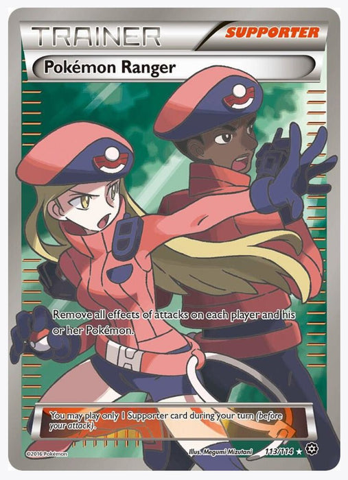 Pokemon Ranger 113/114 (Full Art) - XY - Steam Siege (STS)