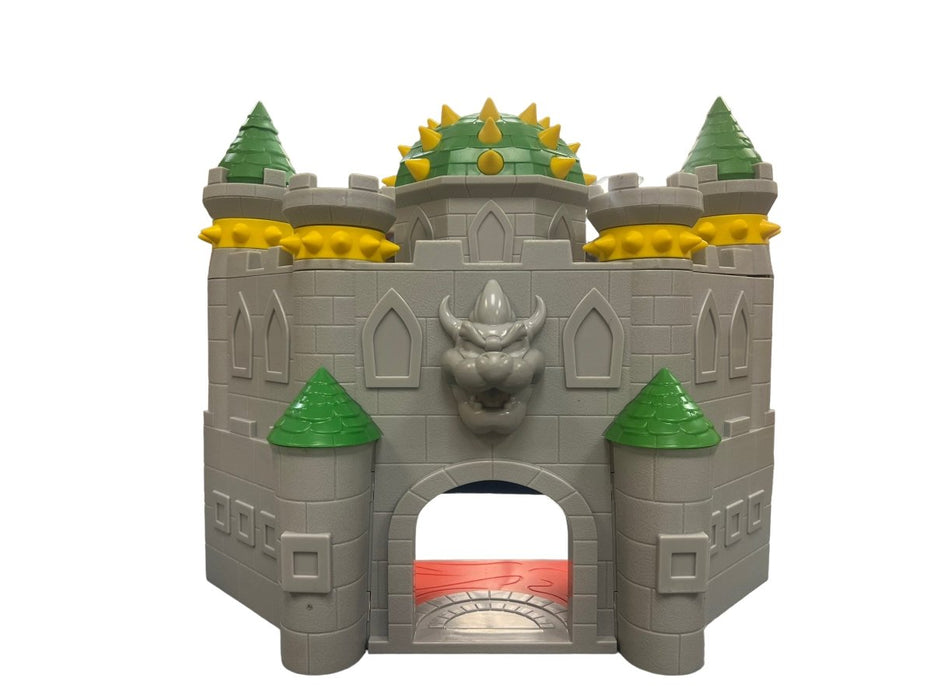 2019 Jakks Pacific Nintendo Super Mario Bowser's Castle Playset With Sound (Missing Figures) - Pre-Owned - Toys