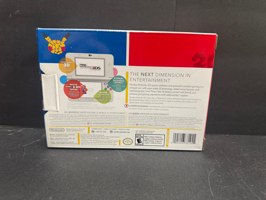 New Nintendo 3DS Pokemon 20TH Anniversary Edition (Pre-Owned) - Console