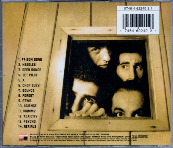 System Of A Down - Toxicity - CD