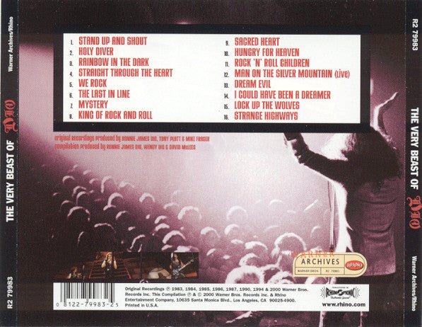 DIO - The Very Beast Of DIO (2000) - CD