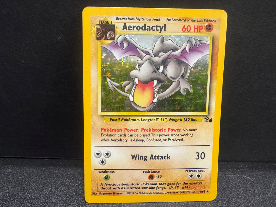 Aerodactyl 1/62 - Fossil - Moderately Played