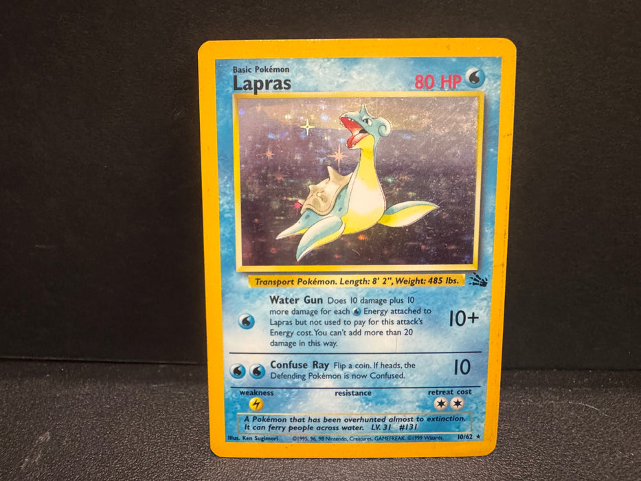 Lapras 10/62 - Fossil - Moderately Played