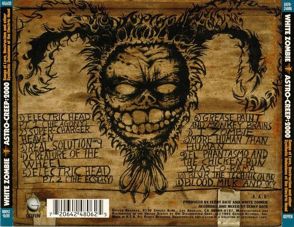 White Zombie - Astro-Creep: 2000 - CD