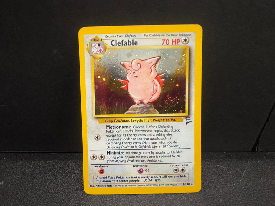 Clefable 5/130 - Base Set 2 - Near Mint