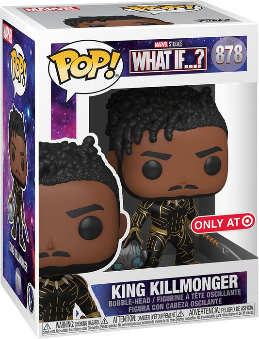 Marvel What If…?: King Killmonger #878 (Target Exclusive) - In Box - Funko Pop