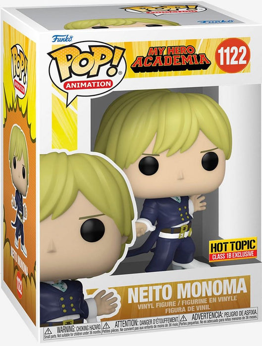 My Hero Academia: Neito Monoma #1122 (Hot Topic Class 1B Exclusive) - In Box - Funko Pop