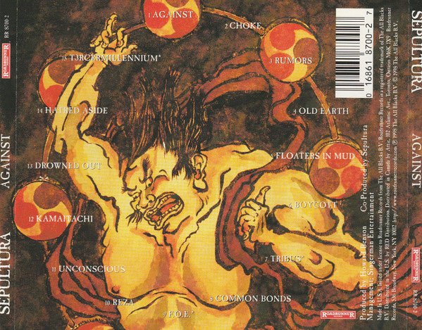 Sepultura – Against (1998) - CD