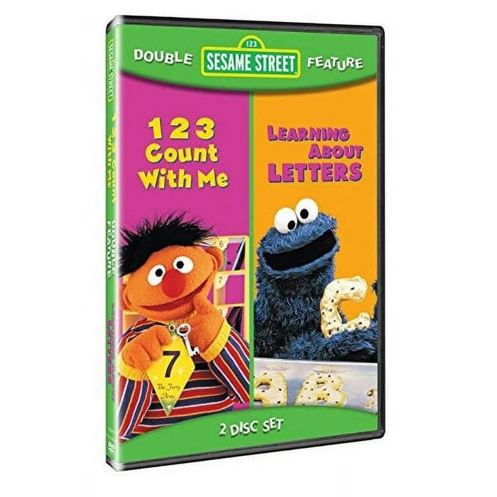 Sesame Street Double Feature: 123 Count With Me/Learning About Letters (2018) - DVD