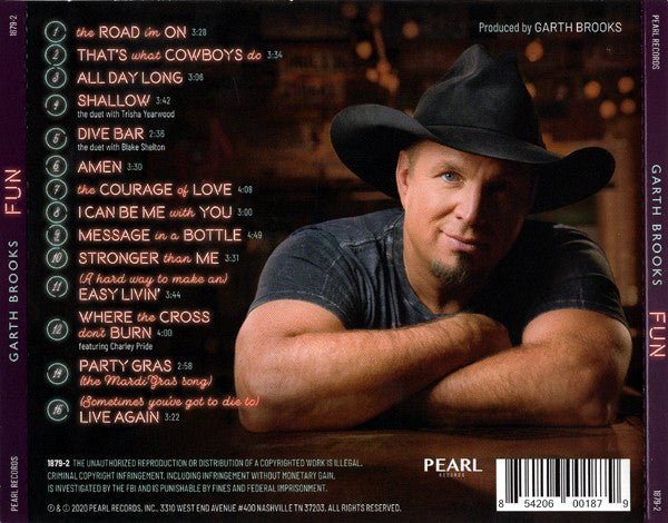 Garth Brooks – Fun (2020) - CD