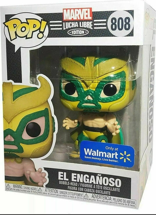 Marvel Lucha Libre: El Engañoso #808 (Walmart Exclusive) - In Box - Funko Pop