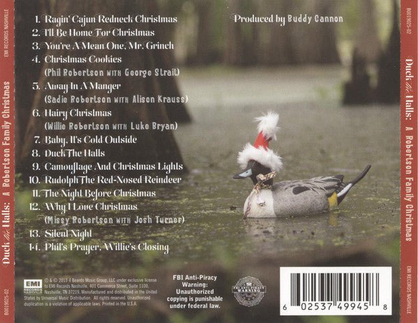 Robertson Family – Duck The Halls (A Robertson Family Christmas) (2013) - CD