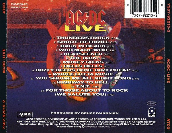 AC/DC – Live (1992) - CD