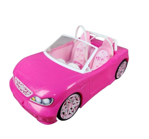 2013 Mattel Barbie Pink Glitter Convertible Car - Pre-Owned - Toys