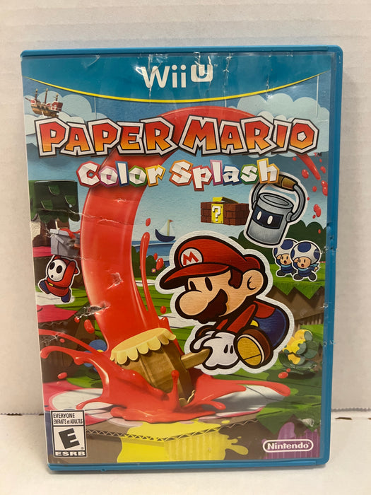 Paper Mario Color Splash - Complete In Box - Wii U