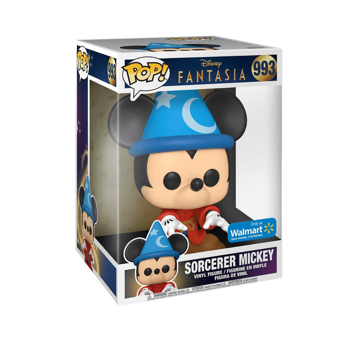 Disney Fantasia: Sorcerer Mickey #993 (Jumbo) (10-Inch) (Walmart Exclusive) - With Box - Funko Pop