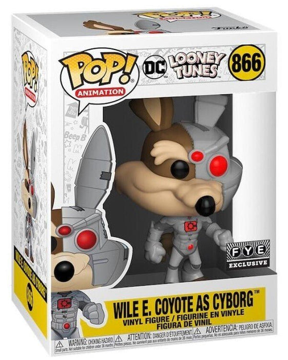 DC Looney Tunes: Wile E. Coyote As Cyborg #866 (FYE Exclusive) - With Box - Funko Pop