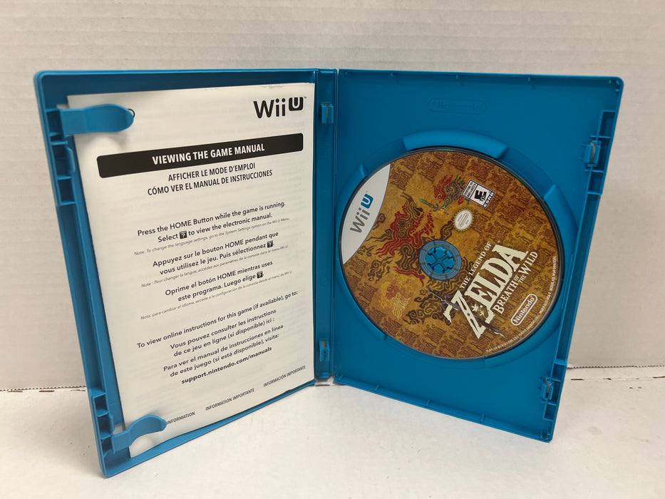 The Legend Of Zelda Breath Of The Wild (First Print) - Complete In Box - Wii U