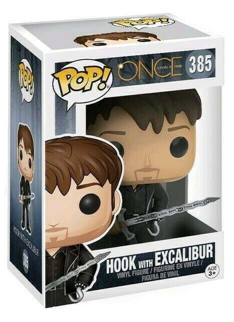 Once Upon A Time: Hook With Excalibur #385 - In Box - Funko Pop