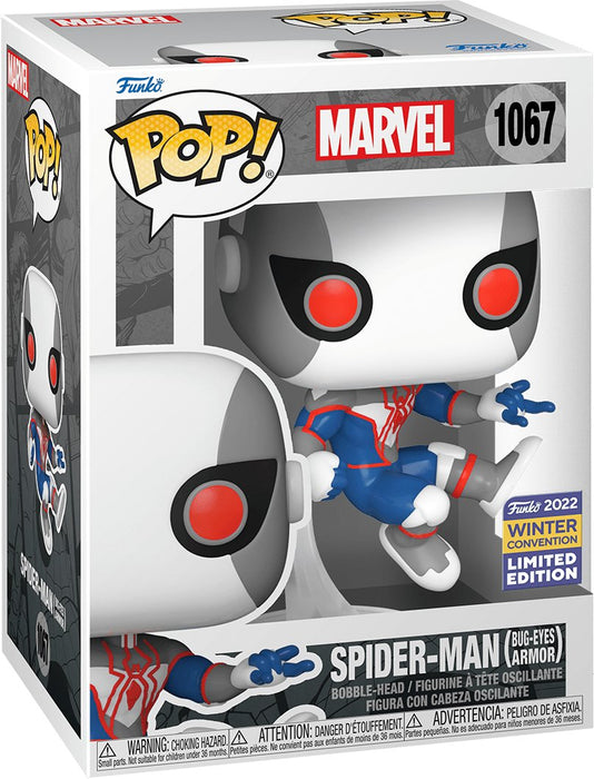 Marvel: Spider-Man (Bug-Eyes Armor) #1067 (2022 Winter Convention Exclusive) - In Box - Funko Pop