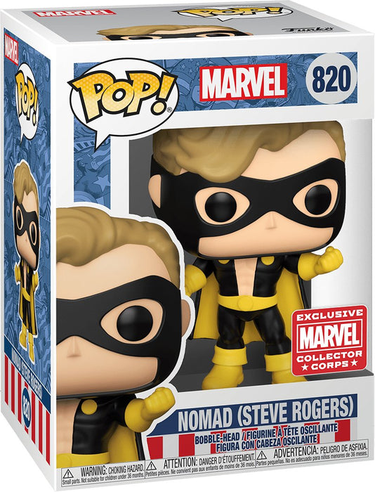 Marvel: Nomad (Steve Rogers) #820 (Marvel Collector Corps Exclusive) - In Box - Funko Pop