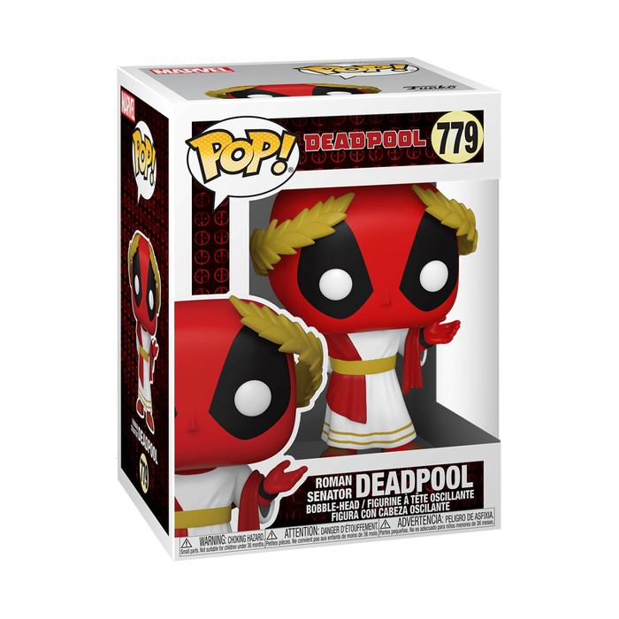 Deadpool: Roman Senator Deadpool #779 - With Box - Funko Pop