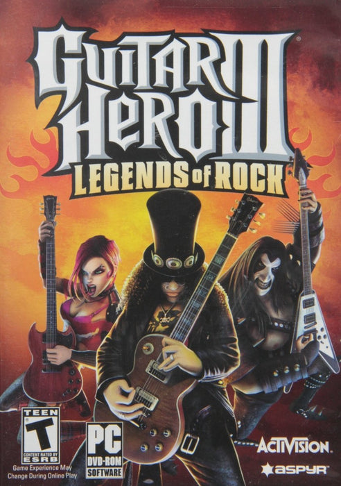 Guitar Hero III: Legends of Rock - (CIB) (PC)