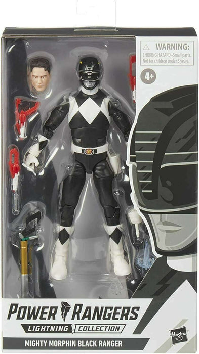 Mighty Morphin Power Rangers: Mighty Morphin Black Ranger Action Figure - New - Toys
