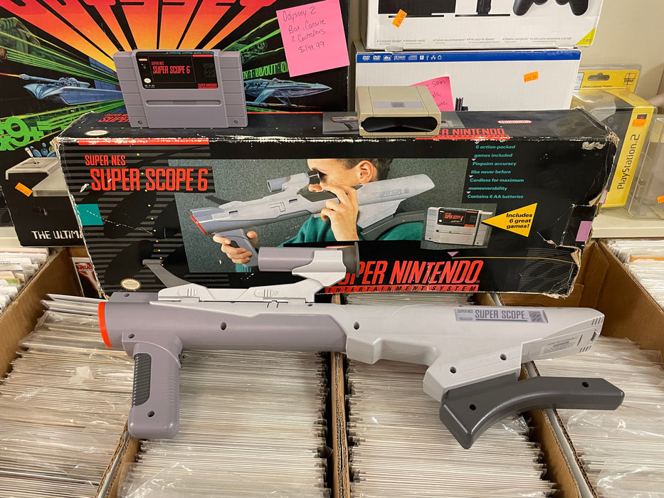 Super NES Super Scope 6 - With Box - Super Nintendo