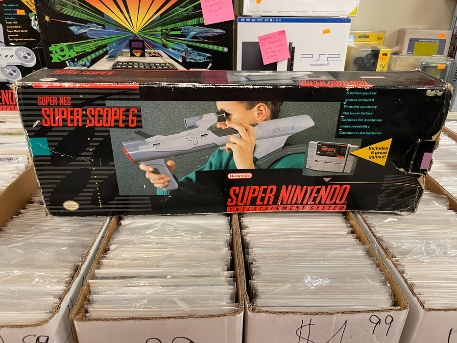 Super NES Super Scope 6 - With Box - Super Nintendo