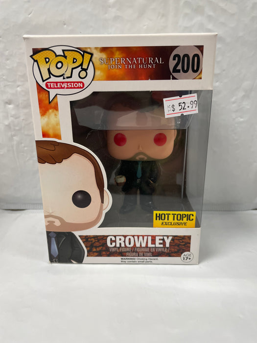 Supernatural Join The Hunt: Crowley #200 (Hot Topic Exclusive) - With Box - Funko Pop