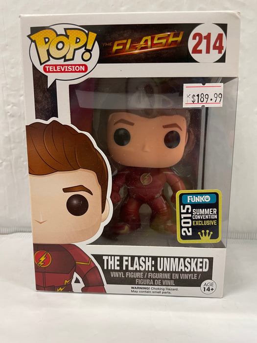 The Flash: The Flash Unmasked #214 (2015 Summer Convention Exclusive) - With Box - Funko Pop