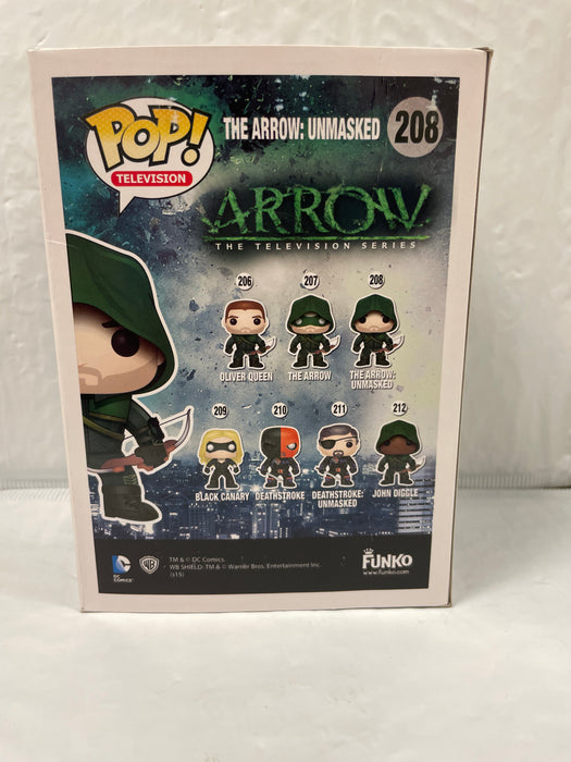 Arrow: The Arrow Unmasked #208 (2015 Summer Convention Exclusive) - With Box - Funko Pop