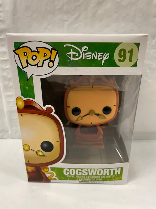 Disney: Cogsworth #91 - In Box - Funko Pop