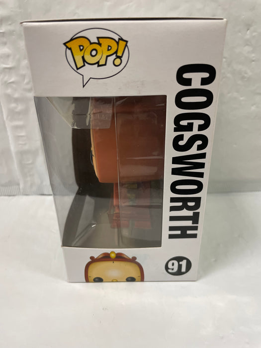 Disney: Cogsworth #91 - In Box - Funko Pop