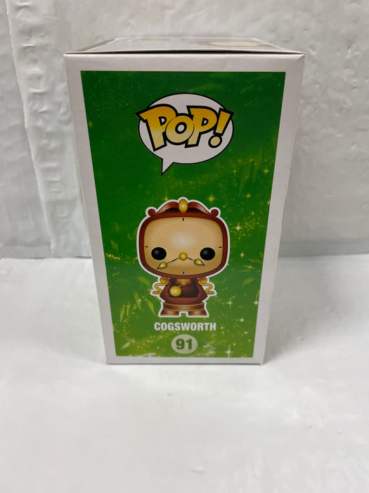 Disney: Cogsworth #91 - In Box - Funko Pop