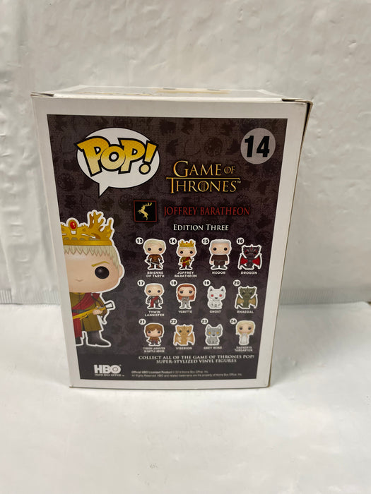 Game Of Thrones: Joffrey Baratheon #14 - With Box - Funko Pop