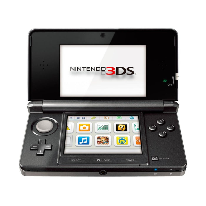 Nintendo 3DS Cosmo Black (Pokemon Crystal Downloaded) (Pre-Owned) - Console