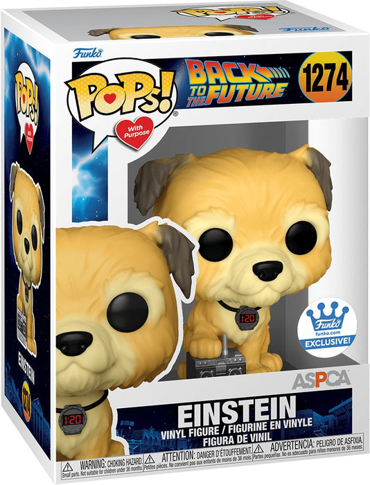 Back To The Future: Einstein (Funko Exclusive) #1274 - With Box - Funko Pop