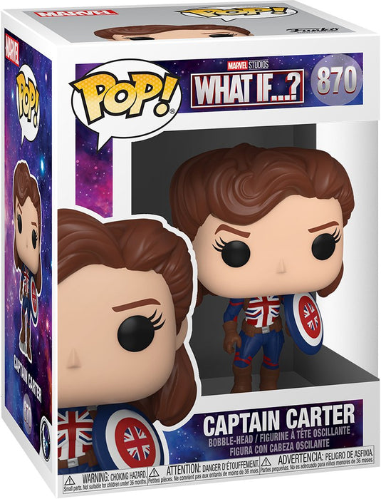 Marvel What If…?: Captain Carter #870 - With Box - Funko Pop