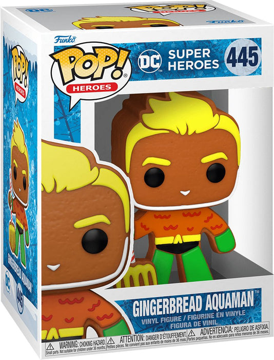 DC Super Heroes: Gingerbred Aquaman - With Box - Funko Pop