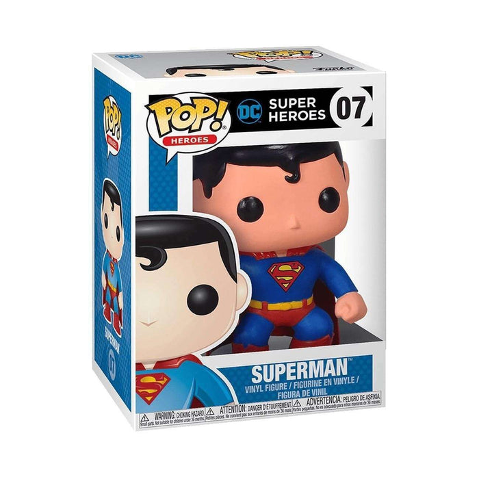 DC Super Heroes: Superman #07 - With Box - Funko Pop