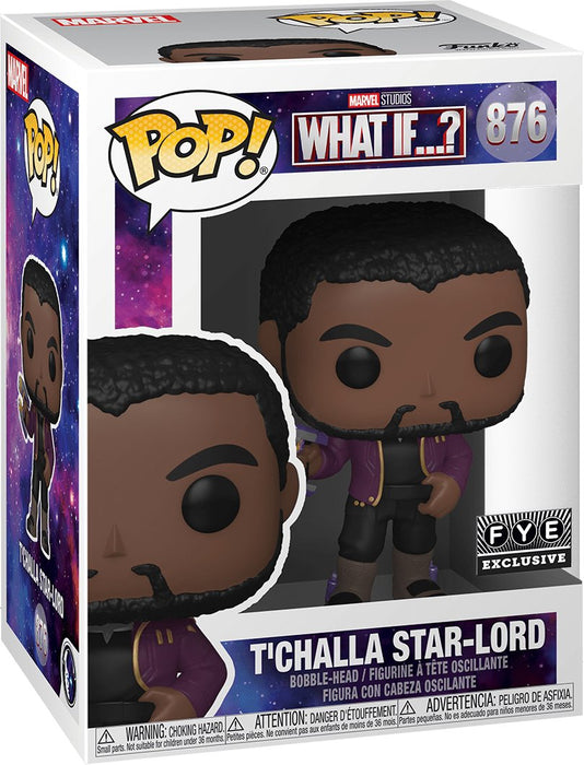 Marvel What If…?: T’Challa Star-Lord #876 (FYE Exclusive) - In Box - Funko Pop