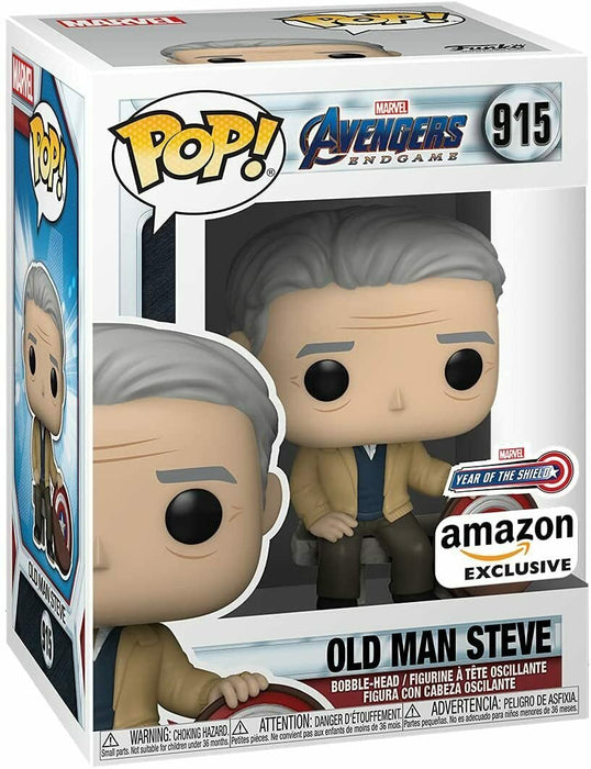 Marvel Avengers: Old Man Steve #915 (Amazon Exclusive) - In Box - Funko Pop