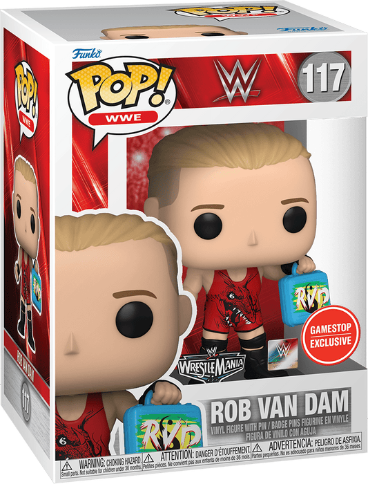 WWE: Rob Van Dam #117 (GameStop Exclusive) - In Box - Funko Pop