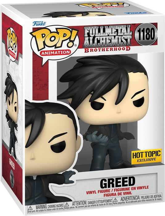 Fullmetal Alchemist Brotherhood: Greed #1180 (Hot Topic Exclusive) - With Box - Funko Pop