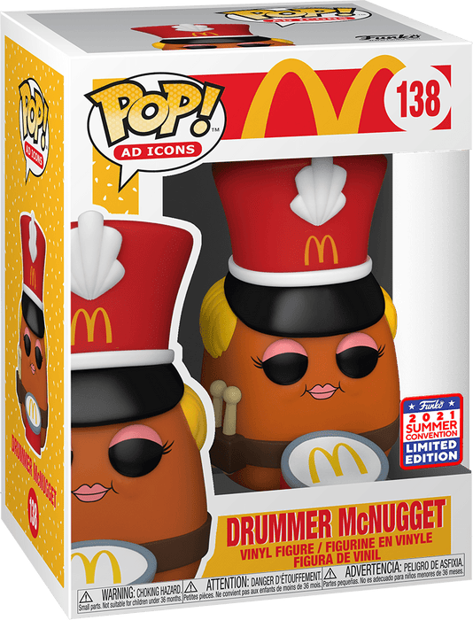 Mcdonalds: Drummer McNugget #138 (2021 Summer Convention Exclusive) - With Box - Funko Pop